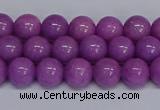 CMJ164 15.5 inches 8mm round Mashan jade beads wholesale