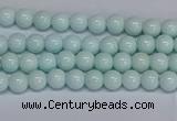 CMJ211 15.5 inches 4mm round Mashan jade beads wholesale