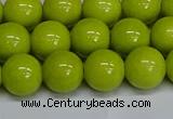 CMJ222 15.5 inches 12mm round Mashan jade beads wholesale