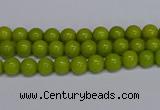 CMJ267 15.5 inches 4mm round Mashan jade beads wholesale