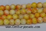 CMJ505 15.5 inches 4mm round rainbow jade beads wholesale