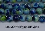 CMJ667 15.5 inches 6mm round rainbow jade beads wholesale