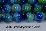 CMJ670 15.5 inches 12mm round rainbow jade beads wholesale