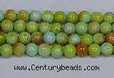 CMJ736 15.5 inches 4mm round rainbow jade beads wholesale