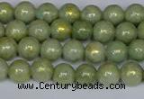 CMJ980 15.5 inches 4mm round Mashan jade beads wholesale