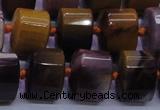 CMK290 15.5 inches 11*15*15mm faceted triangle mookaite beads