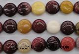 CMK85 15.5 inches 10mm flat round mookaite beads wholesale