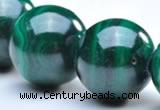 CMN06 10mm round A grade natural malachite  beads wholesale