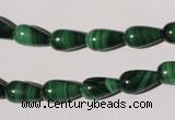 CMN219 15.5 inches 7*12mm teardrop natural malachite beads wholesale