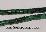 CMN235 15.5 inches 4*6mm heishi natural malachite beads wholesale