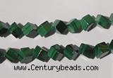 CMN245 15.5 inches 4*4mm cube natural malachite beads wholesale