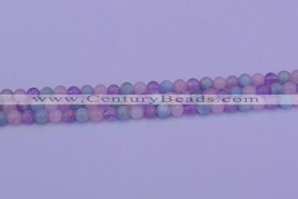 CMQ351 15.5 inches 6mm round mixed quartz beads wholesale