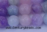 CMQ353 15.5 inches 10mm round mixed quartz beads wholesale