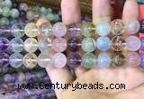 CMQ453 15.5 inches 12mm round rainbow quartz beads wholesale