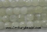 CMS1041 15.5 inches 6mm faceted round A grade white moonstone beads