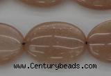 CMS964 15.5 inches 13*18mm oval A grade moonstone beads