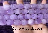 CNA786 15.5 inches 12*16mm drum lavender amethyst beads