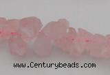 CNG1119 15.5 inches 8*12mm - 13*18mm nuggets rose quartz beads