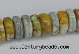 CNG1445 15.5 inches 6*15mm - 8*15mm nuggets agate gemstone beads