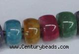 CNG1451 15.5 inches 10*18mm nuggets agate gemstone beads