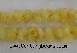 CNG2201 15.5 inches 8*10mm - 10*12mm nuggets plated druzy quartz beads