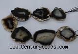 CNG2615 15.5 inches 45*50mm - 50*60mm freeform druzy agate beads