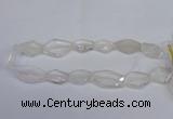 CNG2710 15.5 inches 18*25mm - 25*35mm freeform white crystal beads