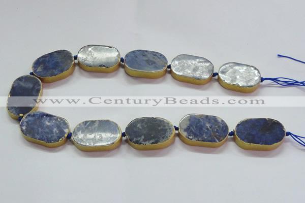 CNG2728 15.5 inches 18*28mm - 20*30mm freeform sodalite beads