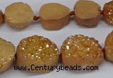 CNG2978 15.5 inches 12*16mm - 20*25mm freeform druzy agate beads