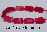 CNG3082 15.5 inches 30*40mm - 35*45mm freeform agate beads