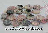 CNG5748 15.5 inches 25*35mm - 30*40mm freeform pink opal beads