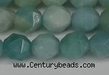 CNG6175 15.5 inches 10mm faceted nuggets amazonite gemstone beads