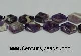 CNG7090 15.5 inches 25*35mm - 35*45mm faceted freeform amethyst beads