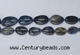 CNG7116 15.5 inches 20*25mm - 30*40mm freeform blue dumortierite beads