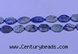 CNG7532 15.5 inches 18*25mm - 25*35mm faceted freeform chrysocolla beads