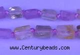 CNG7634 15.5 inches 5*7mm - 8*10mm nuggets mixed quartz beads