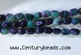 CNG8243 15.5 inches 12*16mm nuggets striped agate beads wholesale