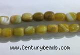 CNG8311 15.5 inches 15*20mm nuggets striped agate beads wholesale