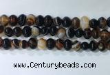 CNG8352 15.5 inches 10*12mm nuggets striped agate beads wholesale