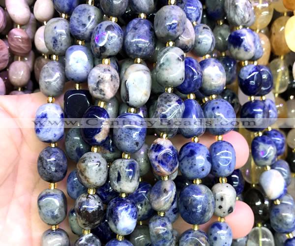 CNG9319 15 inches 10*14mm - 13*18mm nuggets sodalite beads