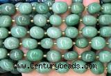 CNG9322 15 inches 10*14mm - 13*18mm nuggets green aventurine jade beads