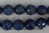 CNL416 15.5 inches 12mm faceted round natural lapis lazuli gemstone beads