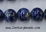 CNL718 15.5 inches 16mm round natural lapis lazuli gemstone beads