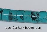 CNT26 16 inches 9*14mm wheel natural turquoise beads wholesale