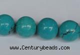 CNT44 16 inches 14mm round turquoise beads wholesale