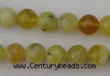 COP1203 15.5 inches 10mm round yellow opal gemstone beads