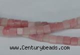 COP157 15.5 inches 4*4mm cube pink opal gemstone beads wholesale