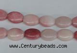 COP165 15.5 inches 10*14mm oval pink opal gemstone beads wholesale