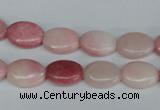 COP166 15.5 inches 12*16mm oval pink opal gemstone beads wholesale