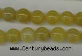 COP333 15.5 inches 10mm round yellow opal gemstone beads wholesale